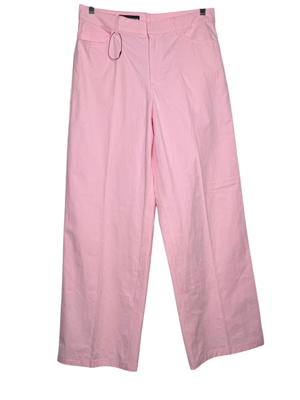 Zara Light Pink Women’s Wide Leg Cotton Pants, Sz Medium. NWOT